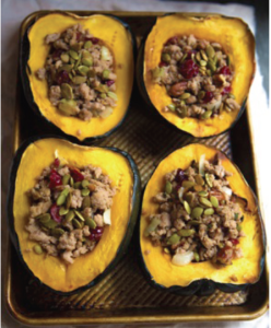 stuffed acorn squash